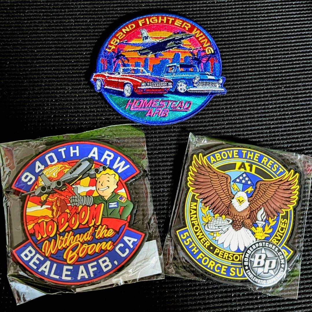 【希少実物】米空軍 / アメリカ空軍パッチ セット