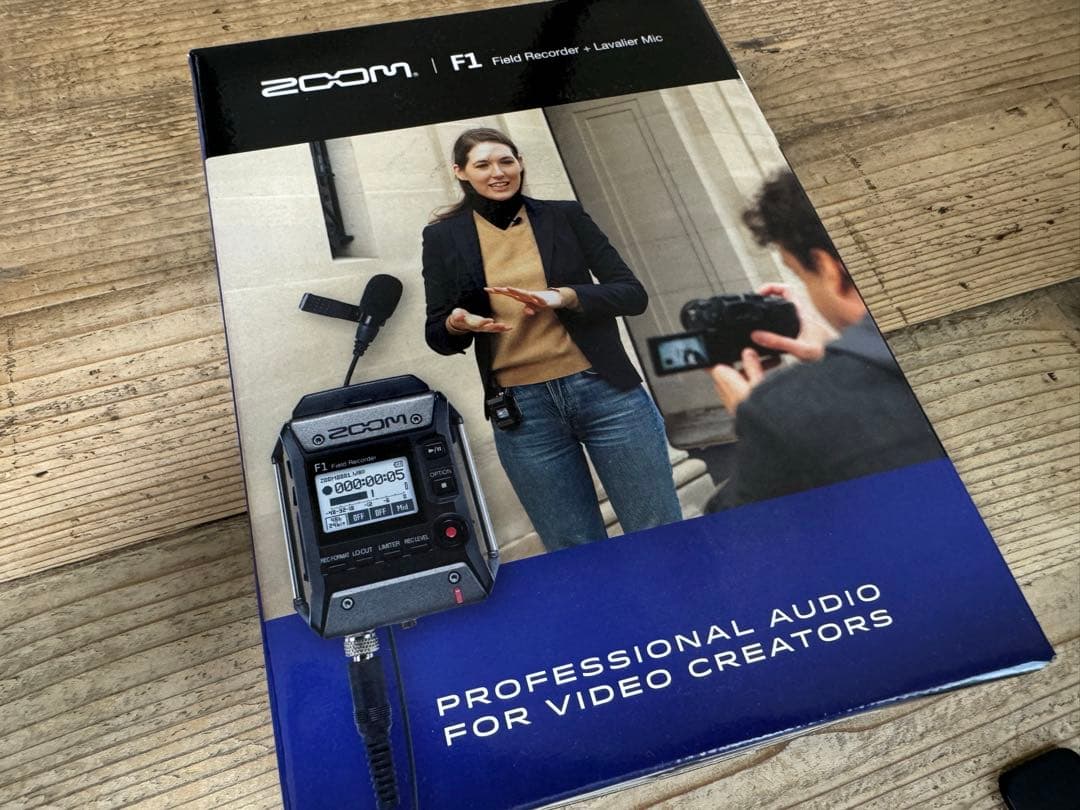 ZOOM ズーム フィールドレコーダー・ラベリアマイク F1-LP
