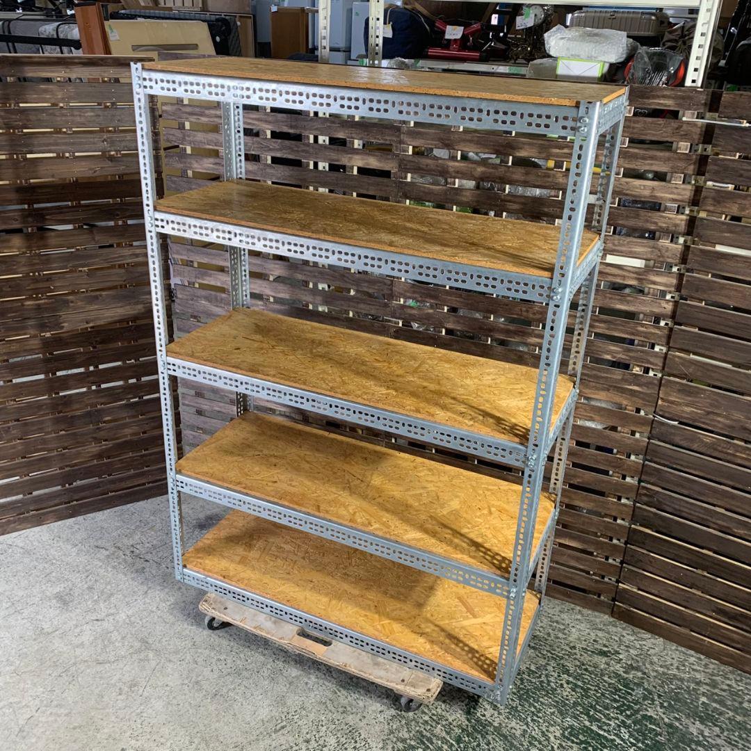 J806 LYON SLOTTED ANGLE SHELF 収納ラック アイアン