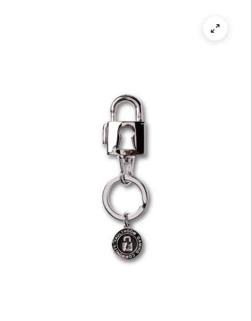 小物 vaultroom PADLOCK KEY HANGER silver