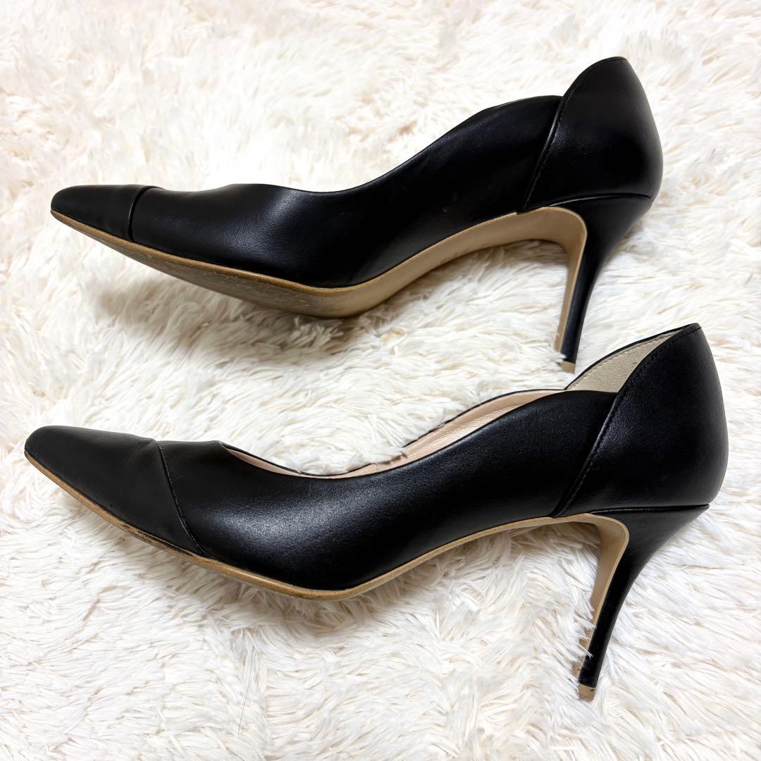 極美品✨DIANA ダイアナ フラワーカット パンプス 美シルエット 24.5