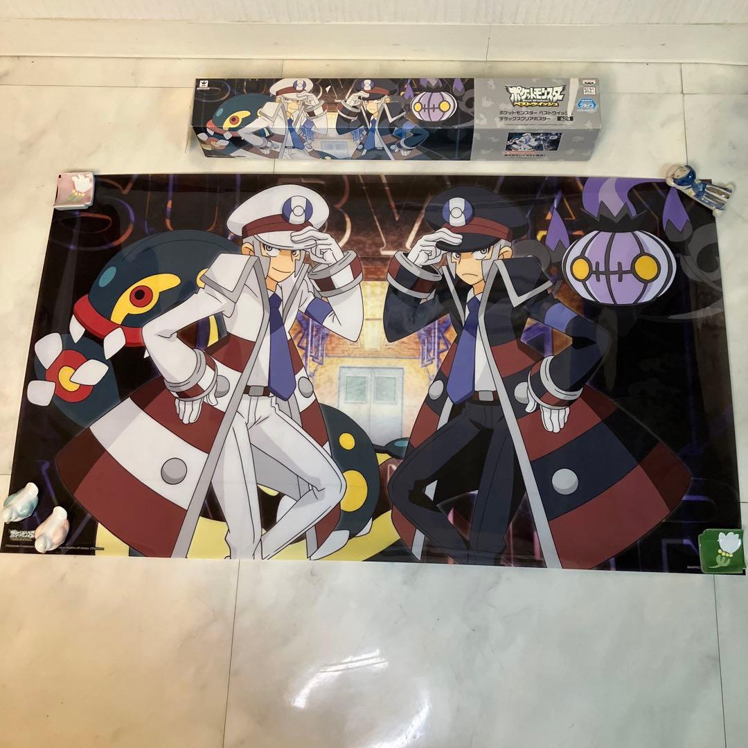 希少 ポケモン ベストウィッシュデラックス クリアポスター - メルカリ