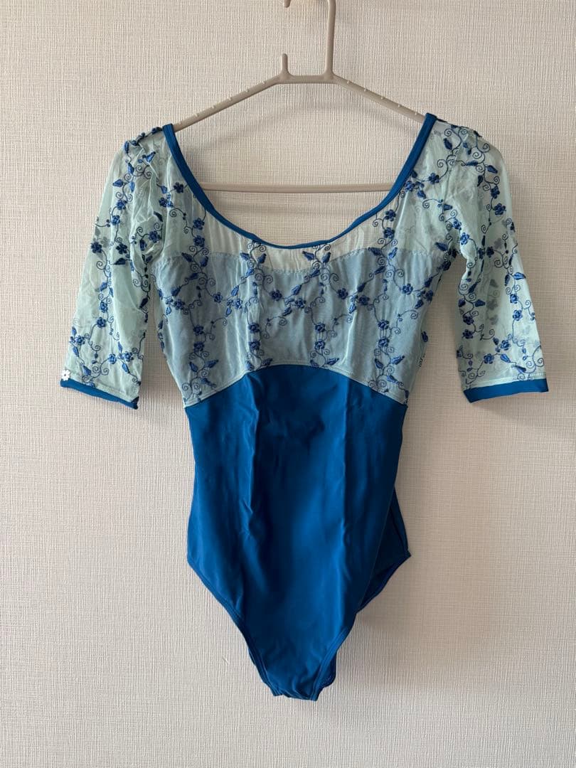 Dellalo Milanoデラロミラノ　レオタード　Lsizeブルー DellaLo' Milano〈デラロミラノ | GOLDEN LABEL デラロミラノ