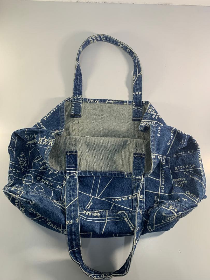 Supreme 19ss Gonz Map Denim Tote Bag - メルカリ