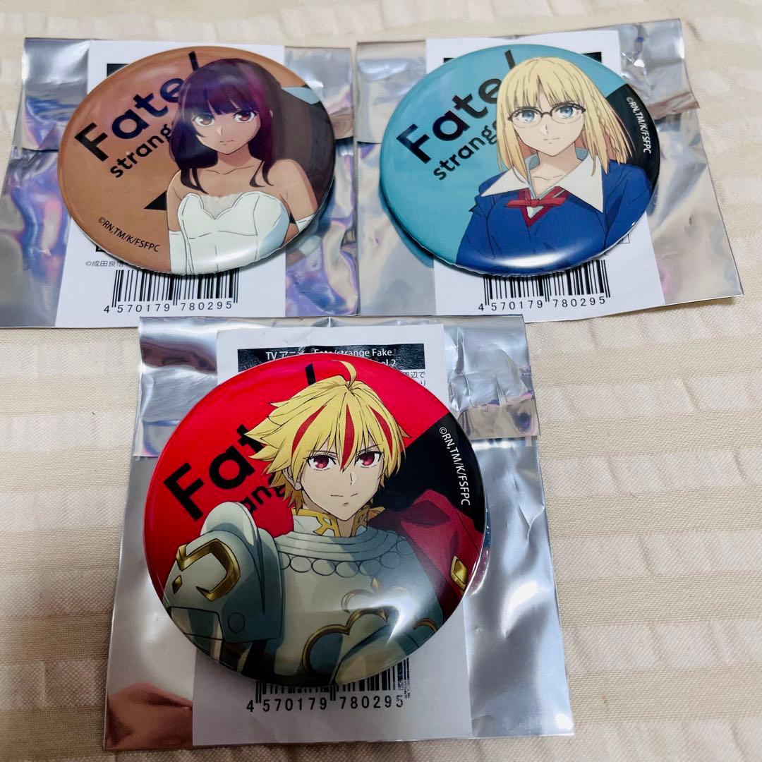 Fate strange Fake 缶バッジ ティーネ リチャード 沙条綾香 - メルカリ
