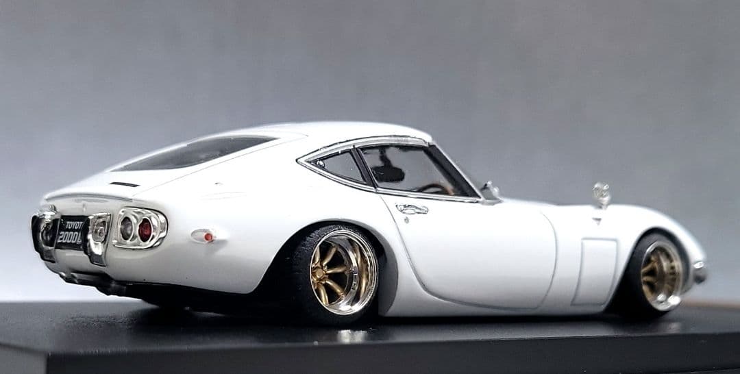 1/43　トヨタ　2000GT改　ワタナベ　(金）ホイール　アルミ製　深リム
