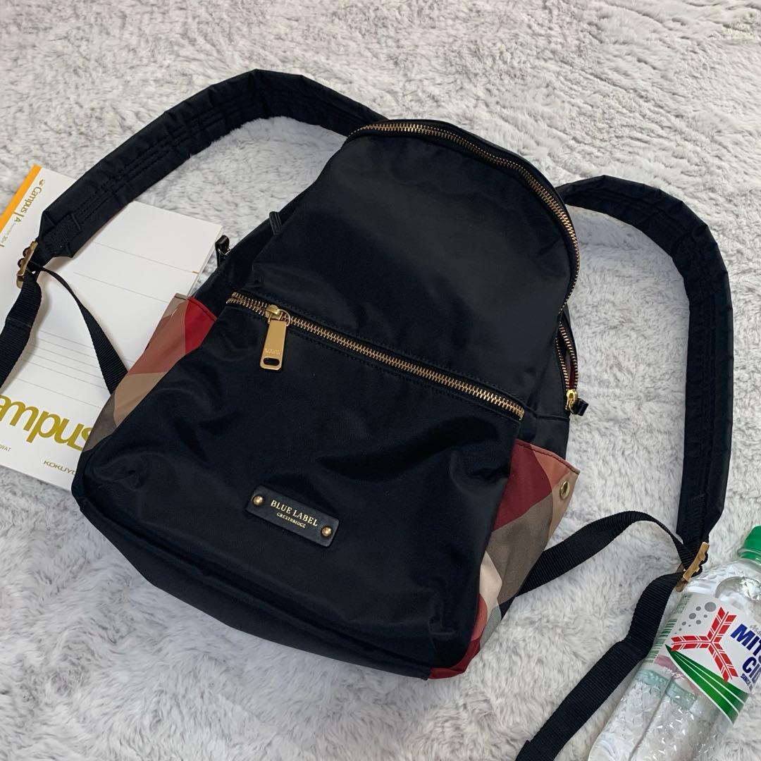 BLUE LABEL CRESTBRIDGE ナイロン　ブラック　リュック