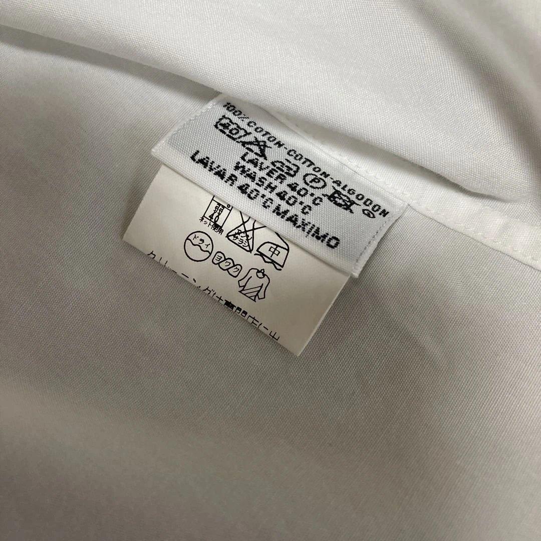 HERMES 白シャツ.セリエボタン☆38.M.フランス製.クリーニング済