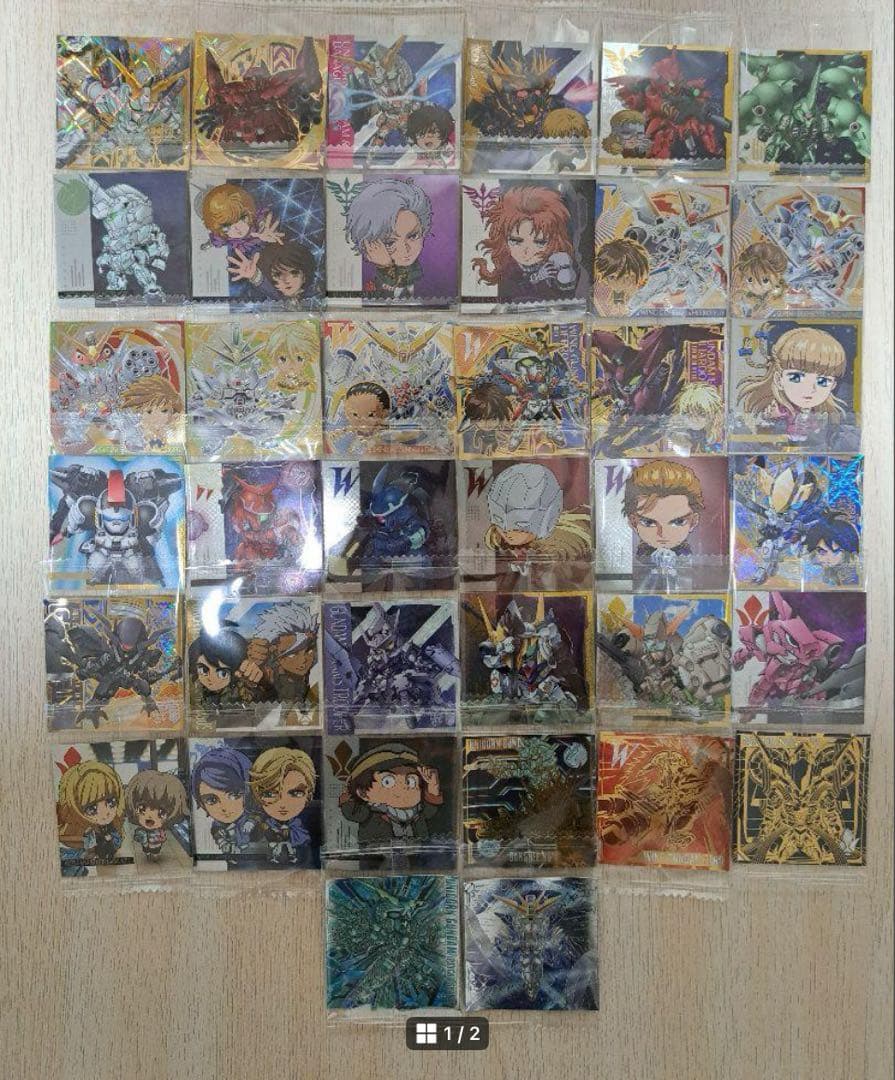 機動戦士ガンダム　にふぉるめーしょん　シール　ウエハース　3弾　全38種コンプ