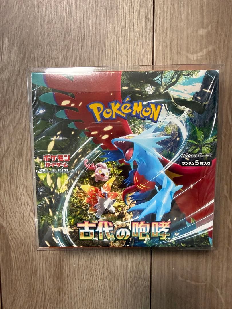 ポケモンカードゲーム 古代の咆哮 Boxシュリンク、ケース付き未開封