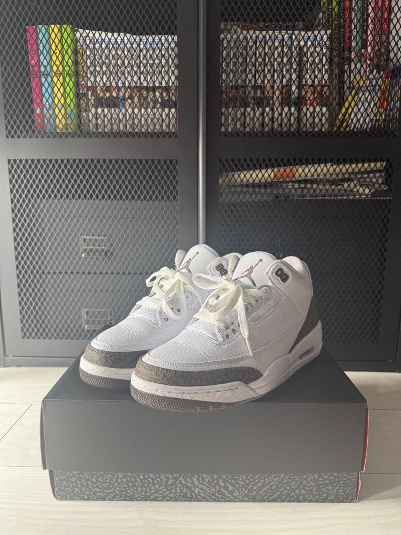 Air Jordan 3 モカ　黒タグ付き