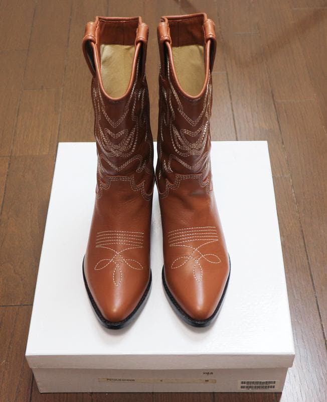 ピンクハウス♡ウエスタンブーツ♡キャメルカラー　本革