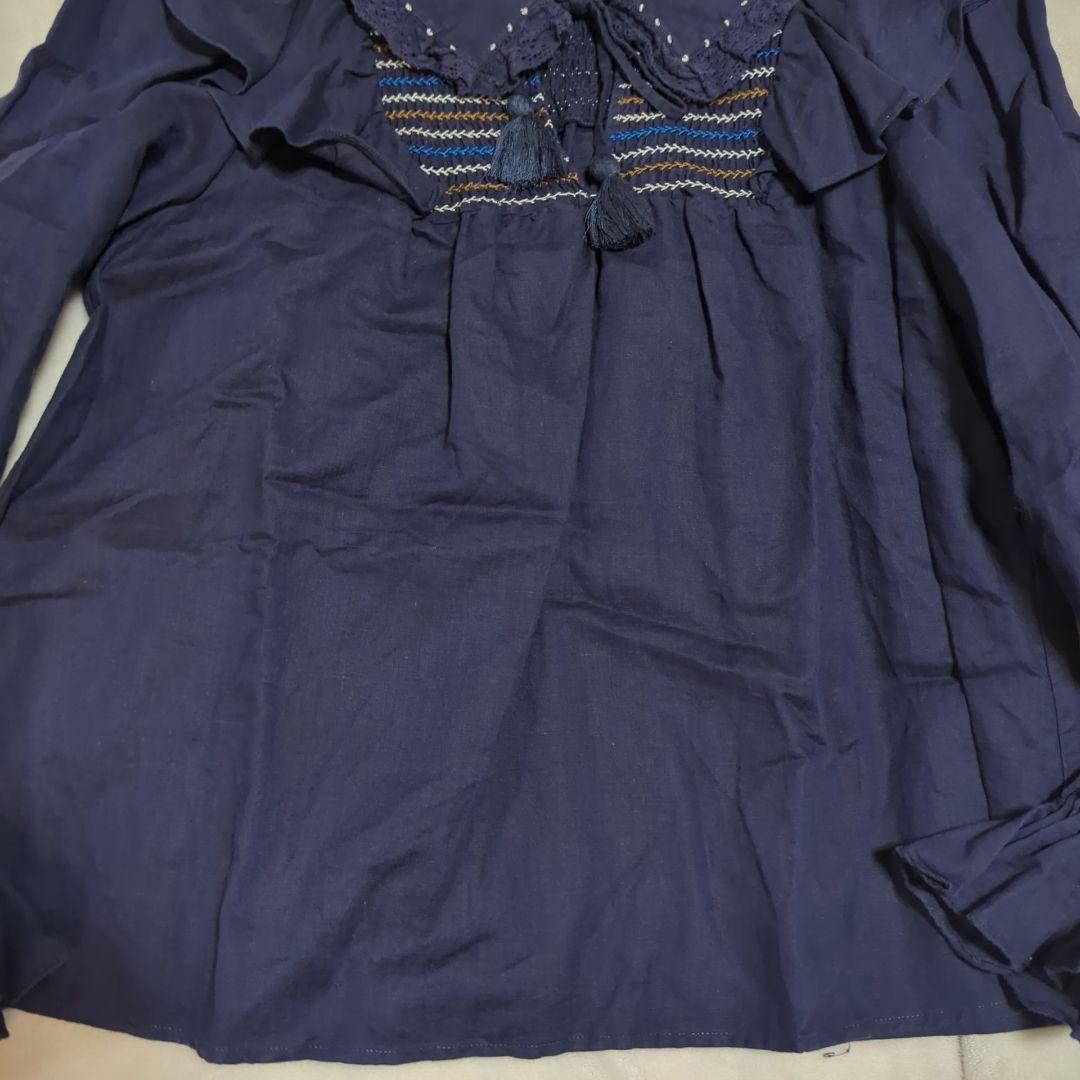 SEA NEW YORK スモッキング 刺繍 フリル レース ブラウス - メルカリ