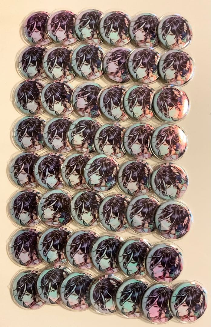 悪魔執事と黒い猫バースデー缶バッジ　ボスキ・アリーナス