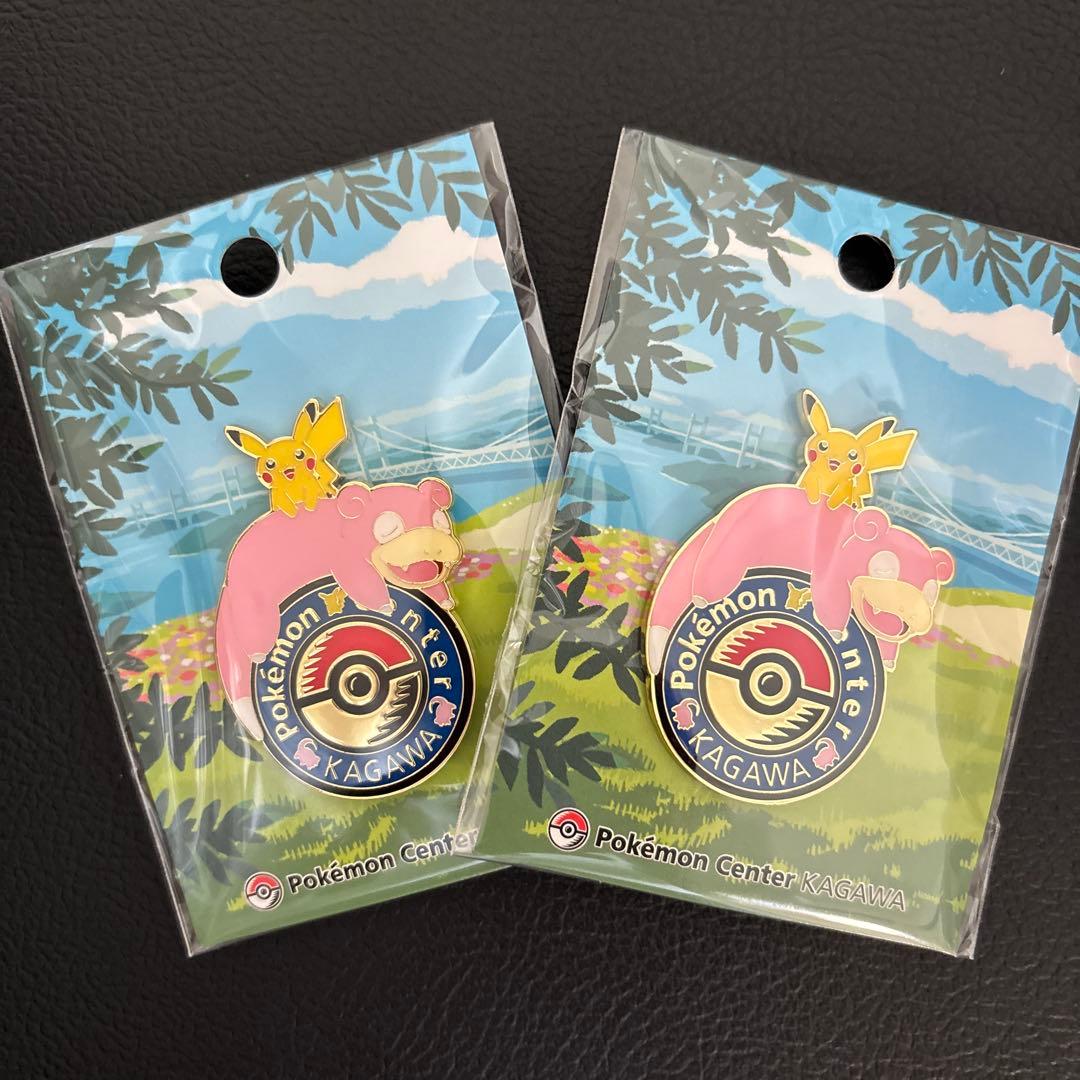 ポケモンセンター 限定 香川 ロゴピンズ ピンバッジ ピカチュウ ヤドン