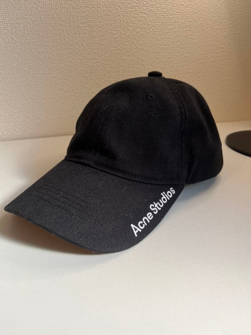 Acne Studios ブラック ベースボールキャップ値下げ相談可能です！