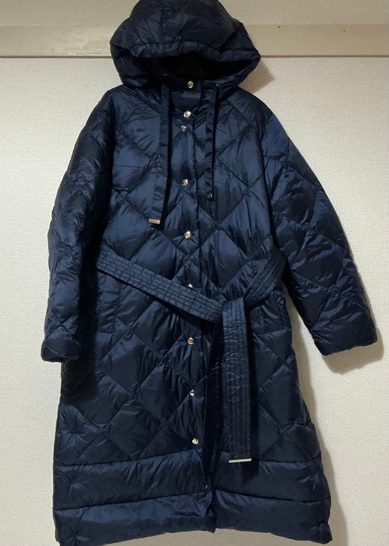 上質ダウン80%★ダウンコート★ロングダウンコート★軽量お洒落★ダイヤ ダウンコート レディース ロング 細見え 軽量 大きいサイズ コート