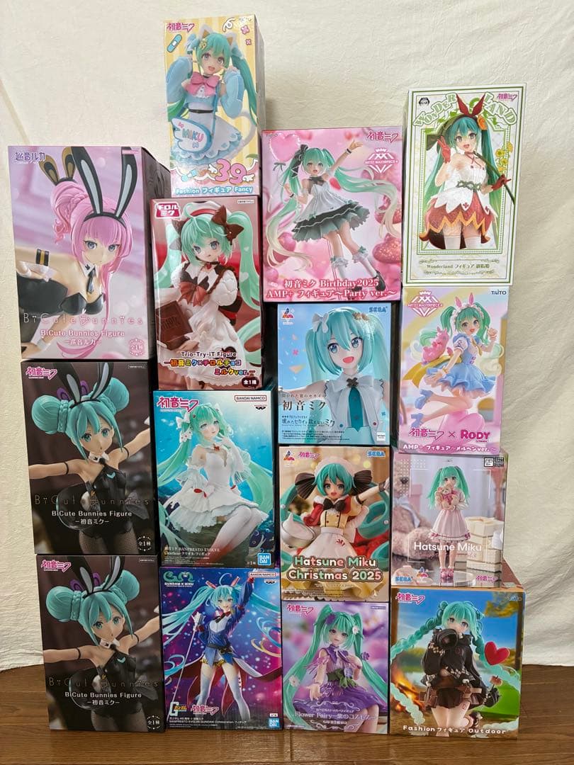 初音ミク フィギュアセット クリスマス コスプレ