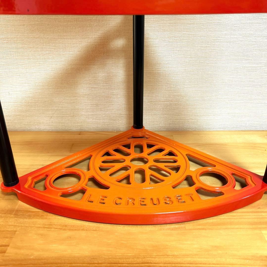 Le Creuset ルクルーゼ ポットスタンド 5段 オレンジ ラック - メルカリ