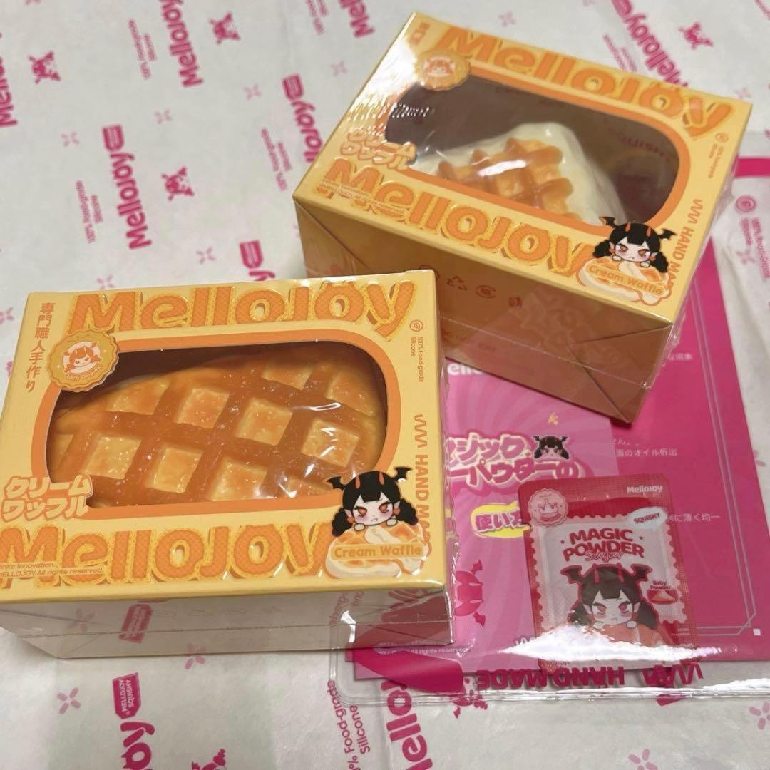 SALE mellojoy メロジョイ クリームワッフル スクエア 三角 クリームワッフル 三角 さんかく mellojoy メロジョイ スクイーズ