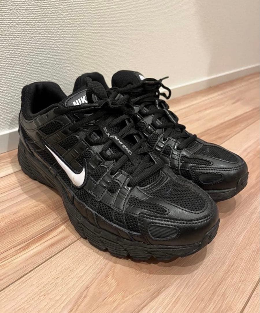 NIKEナイキ　P-6000 スニーカー　黒　27.5 Womens Nike P-6000 Athletic Shoe - Black / Anthracite / Black