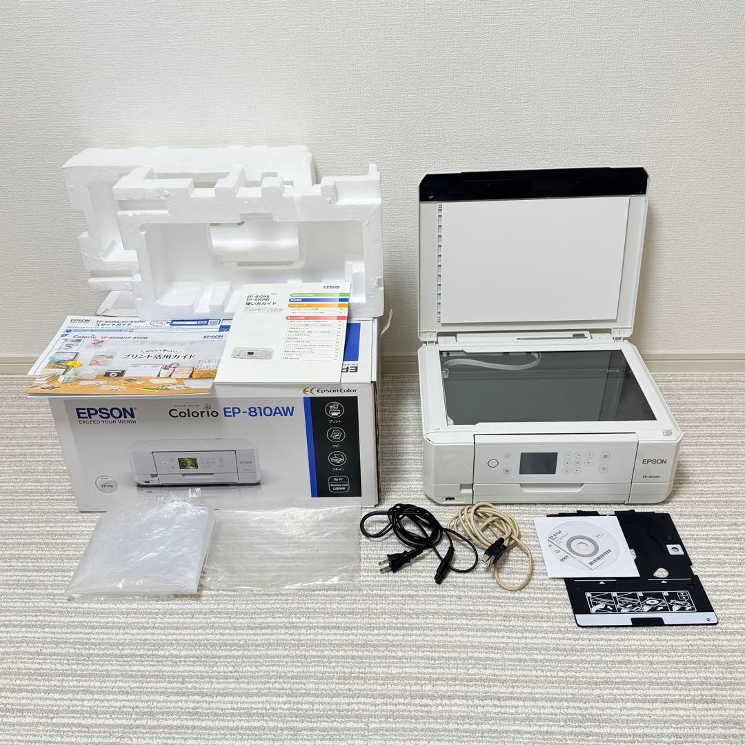 EPSON EP-810AW インクジェットプリンター エプソン 白 ジャンク Yahoo!オークション -「ep-810」(エプソン) (複合機)の落札相場・落札価格