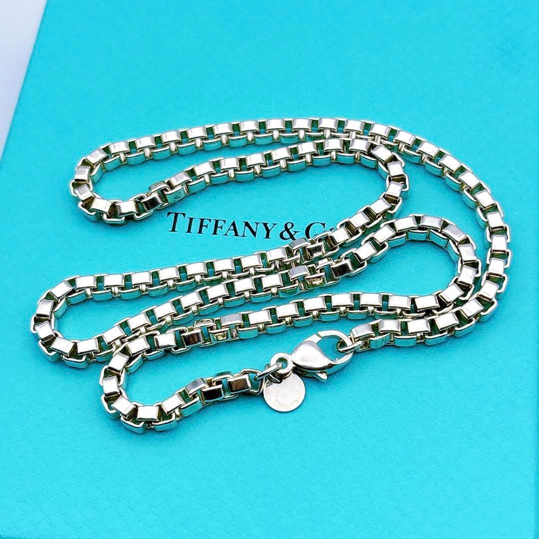 【美品】ティファニー ベネチアン 46cm ネックレス シルバー925