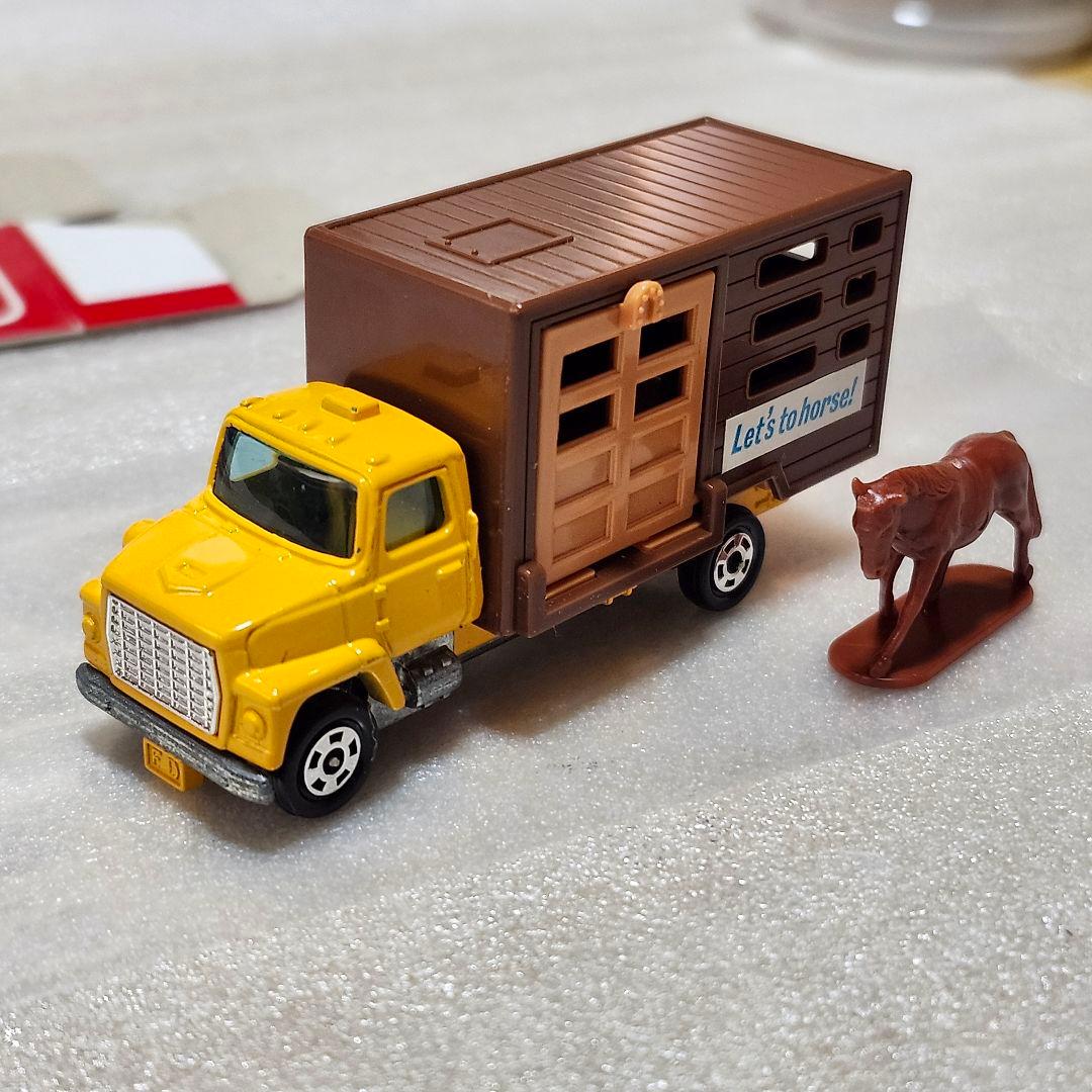 199.日本製トミカ フォード キャトル トラック クリアケース入り