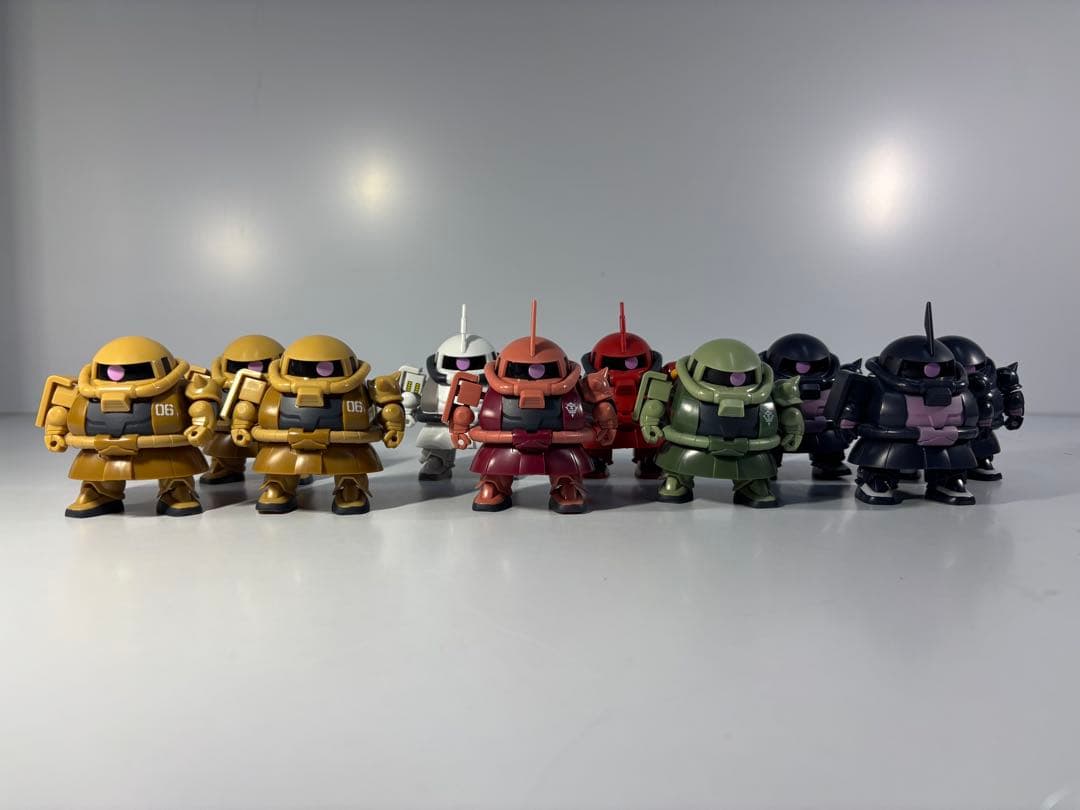 機動戦士ガンダム EXCEED MODEL SD-MS ザク 10体