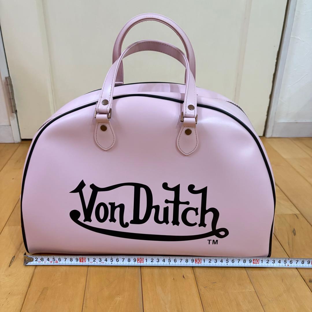 ☆ von dutch ☆ボンダッチ ボストンバッグ ピンク Y2K - メルカリ