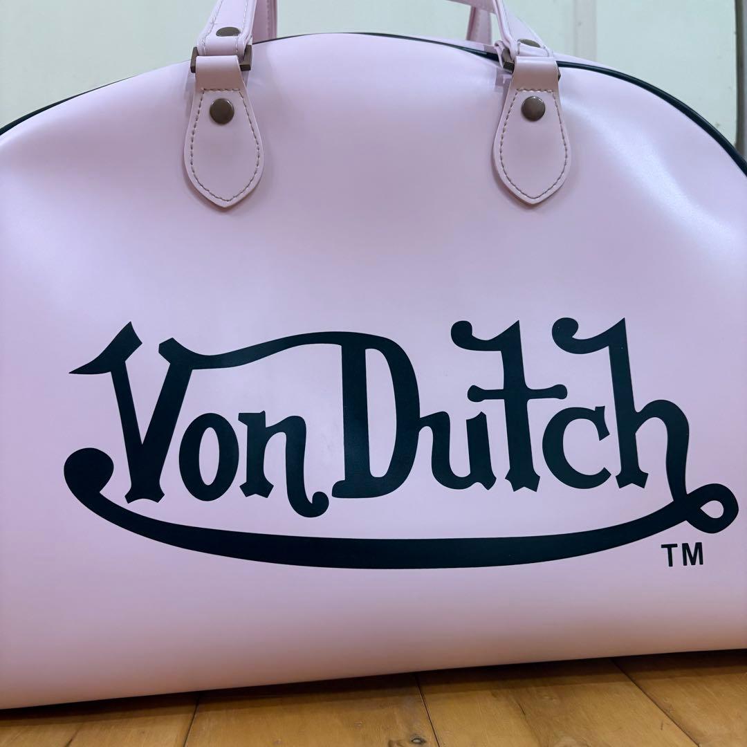 ☆ von dutch ☆ボンダッチ ボストンバッグ ピンク Y2K - メルカリ