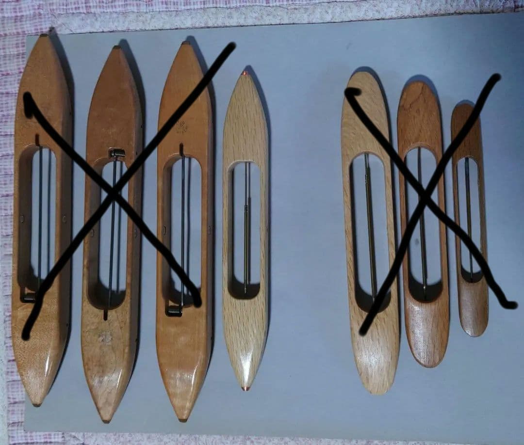 【yuri_yuri】綾竹、杼、つげぐし、筬、大管