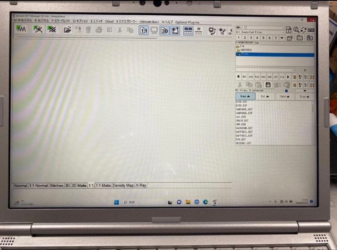 SV9 刺繍プロ11 Embird 刺繍ミシン用PC ブラザージャノメ juki - メルカリ