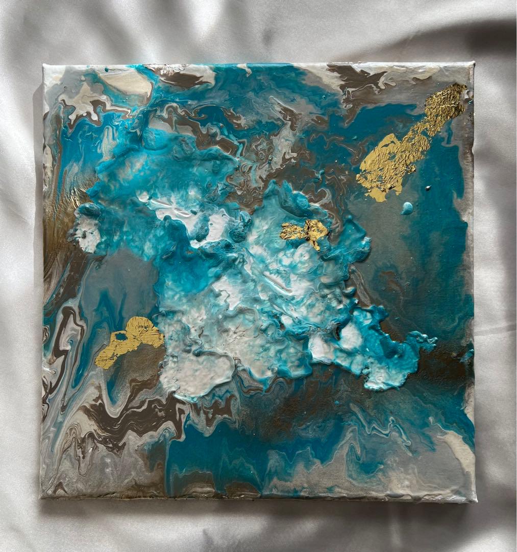 テクスチャー/絵画/アート/インテリア/北欧/波動/韓国/モダン/抽象画/パネル