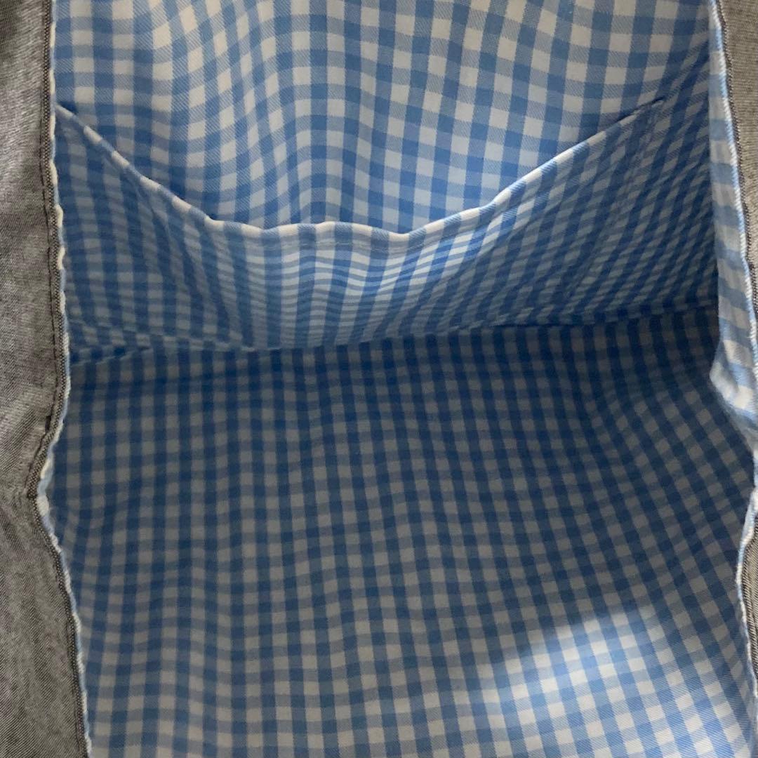 未使用に近い♡ ファミリア ANA レッスンバッグ 刺繍 くま 飛行機