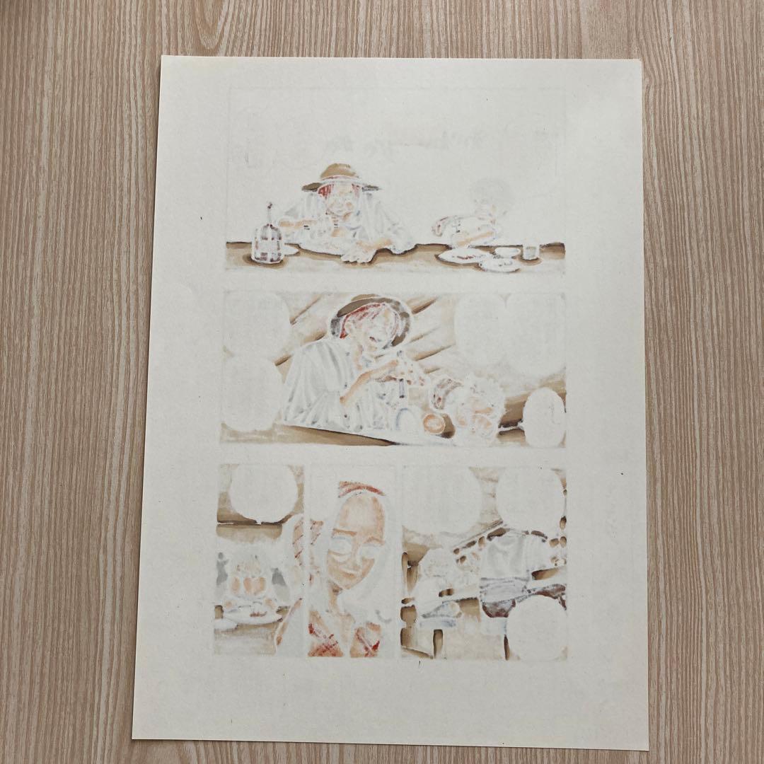 ONE PIECE 第1話複製原画(原稿)シャンクス、ルフィ、マキノさん - メルカリ