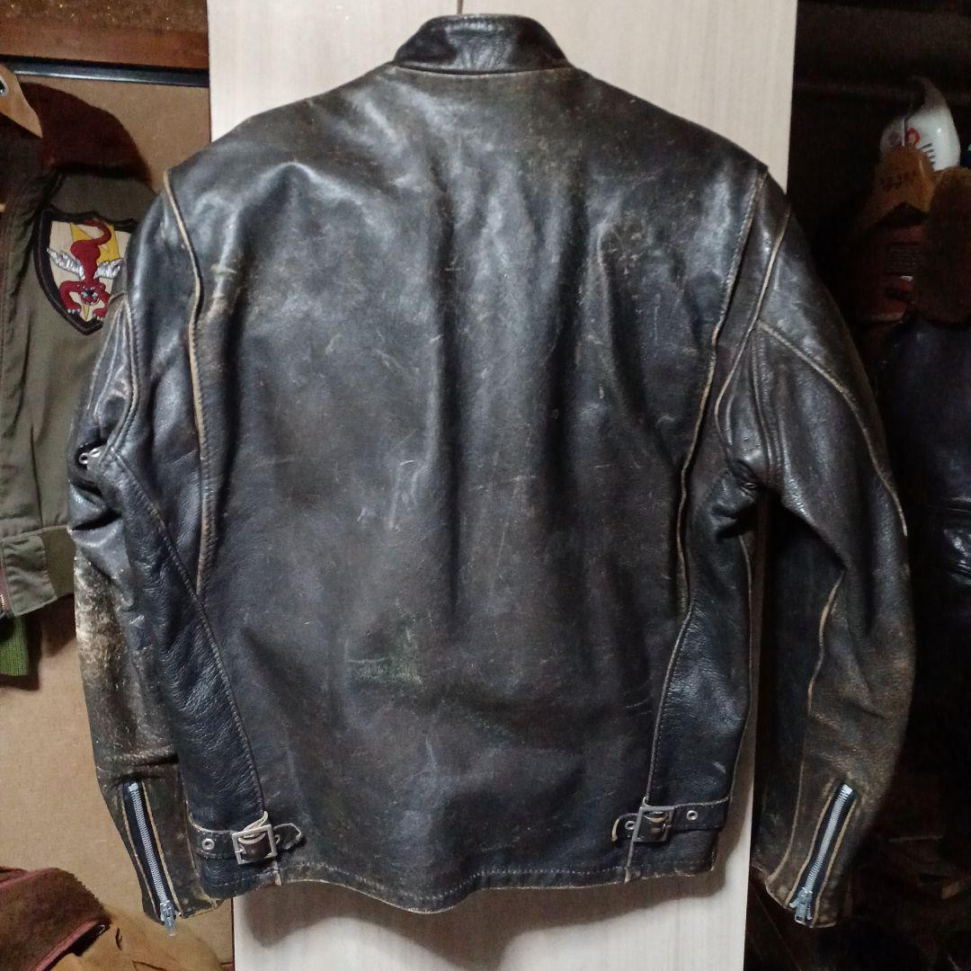 Schottシングル ライダース 641 茶芯ビンテージ 80年代～90年代初期