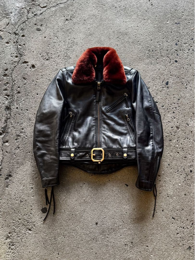 よ*じ様 上質牛革 ハーレーダビッドソン ポリスマン レザージャケット シングル Amazon | [BACTIM] メンズ レザージャケット本革バイク 刺繡