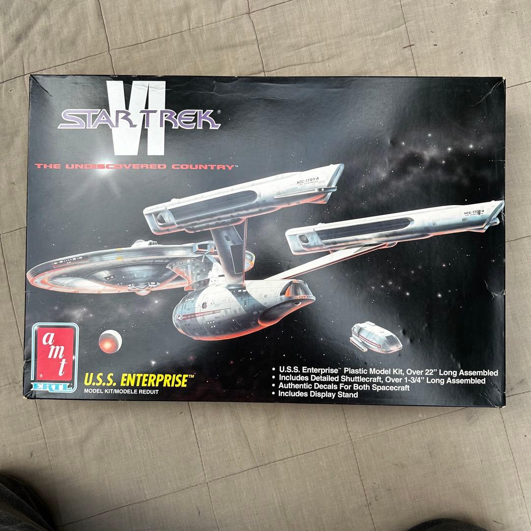 スタートレック VI U.S.S. Enterprise モデルキット amt AMTから『スタートレック』の宇宙艦「U.S.S.エンタープライズ NCC-1701