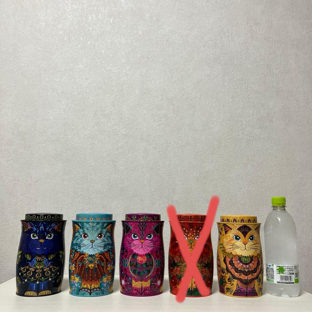 Monty Bojangles モンティボージャングル　空き缶　猫　4匹セット