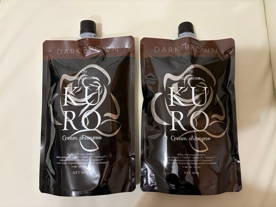 VRクロクリームシャンプー ダークブラウン 2個セット