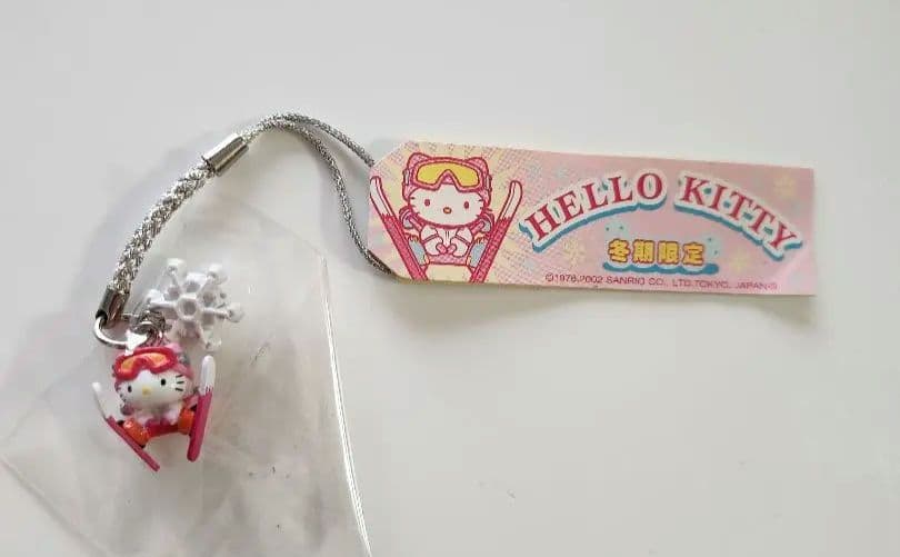 冬期限定　ハローキティ　スキー　ストラップ