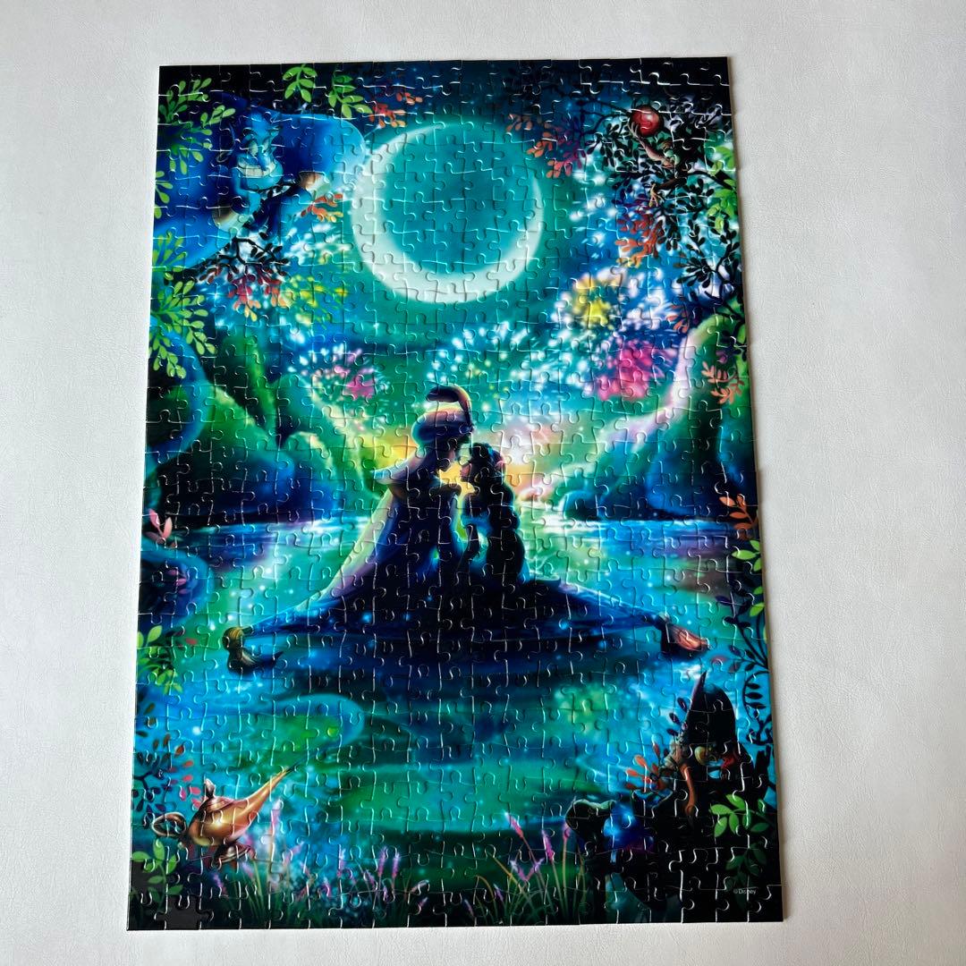 最終値下げ】ディズニーピュアホワイト ジグソーパズル アラジン 500