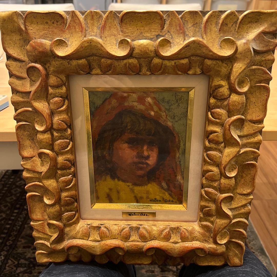 小田和典　油彩画　コケイ最高級額装