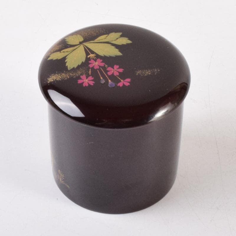 茶道具 輪島塗 元岡清斉作 春草蒔絵 金輪寺棗 共箱 V 7203 - メルカリ