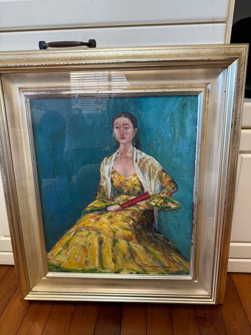 91.「タイトル不明」髙橋一善 油絵