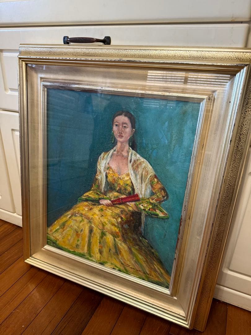 91.「タイトル不明」髙橋一善 油絵