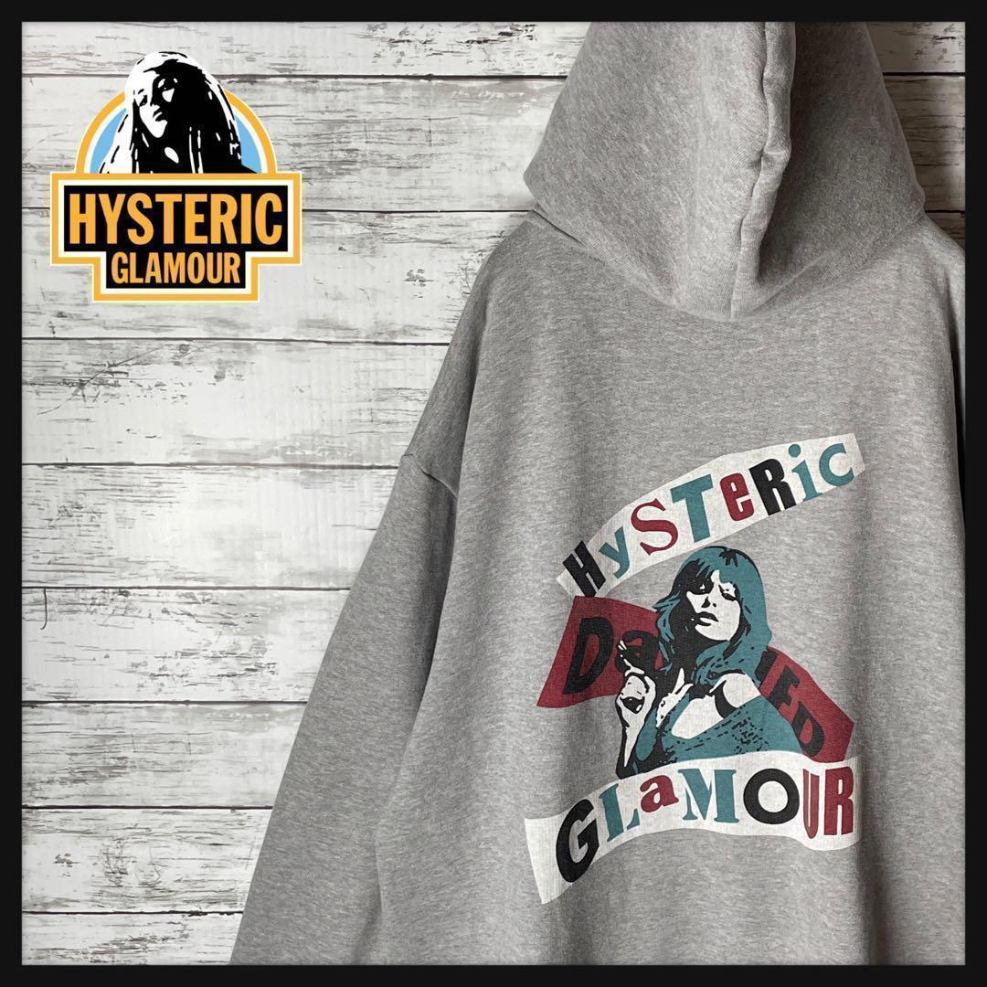 2999M【美品】ヒステリックグラマー☆ヒスガール ビッグロゴ パーカー