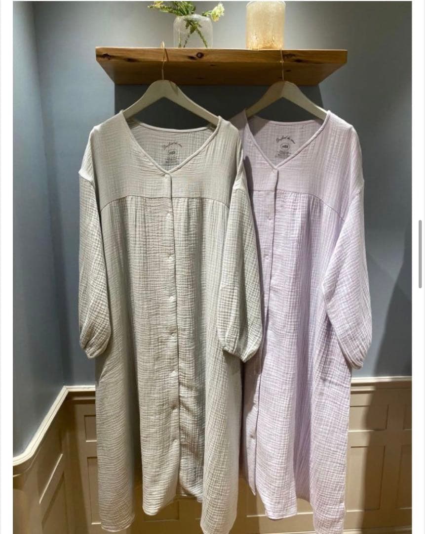 ジェラートピケ マタニティガーゼワンピース カラー：ミント - メルカリ