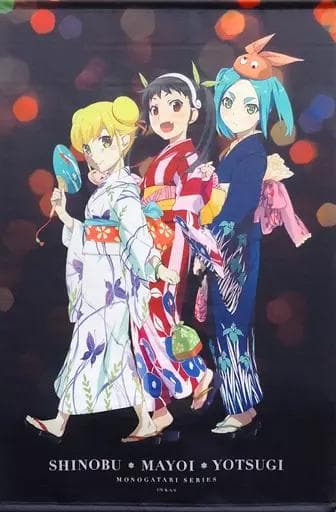 化物語 物語シリーズ B1サイズタペストリー 忍野忍 八九寺真宵 斧乃木